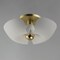 Maxim Lighting Poppy 18'' Flush Mount, White/Satin Brass 11399WTSBR - alternate 3
